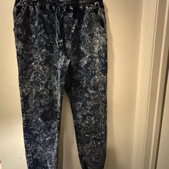 American Bazi tie waist casual Jeans - Picture 1 of 6